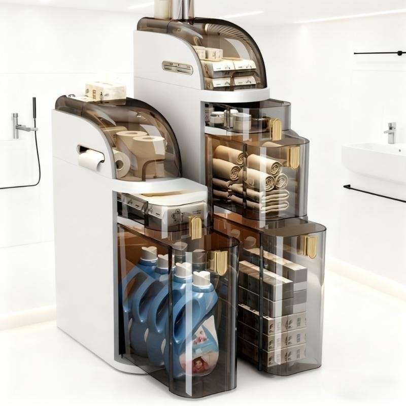 Bathroom Storage Rack Color Modern Style Three Layers Modelfggfp5064
