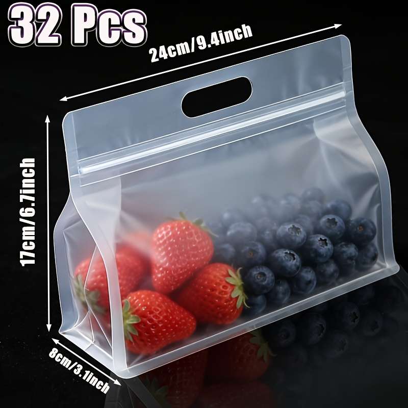Food Storage Bags Quantity 20 Silk Food Bags # 32 Pieces