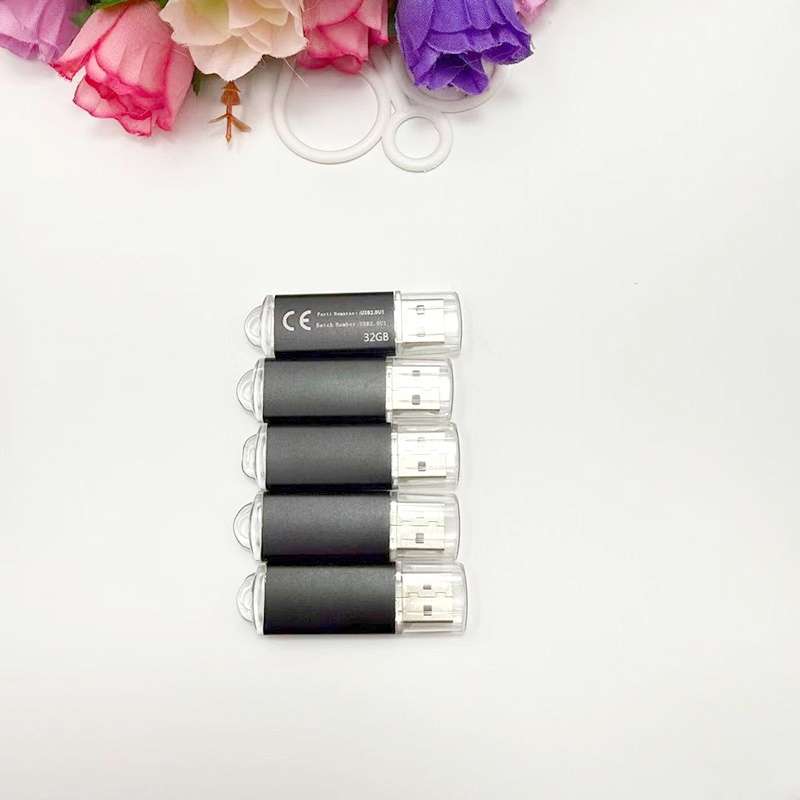 Usb Flash Drive Color 5Pcs Black Storage 2Gb