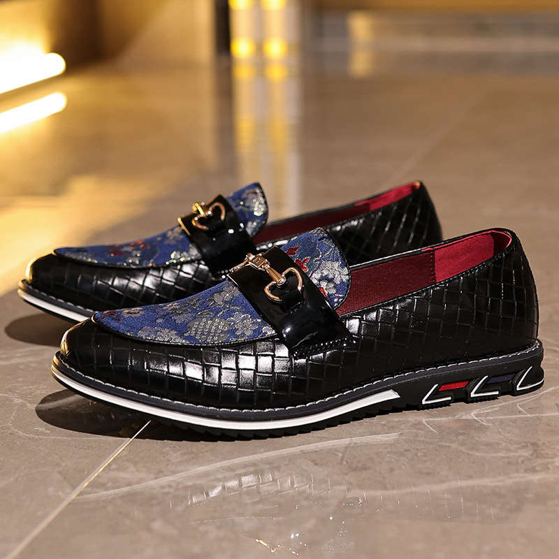 Mens Leather Shoes Color Blue Sizeuk 10.5