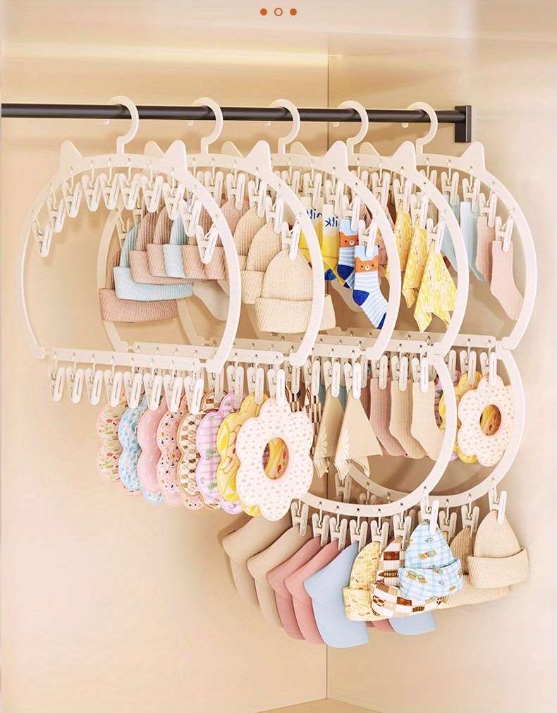 Clothes Rack White Quantity Single Layer18 Clips