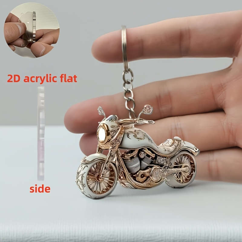 Keychain Ornament Items Vintage Motorcycle Keychain