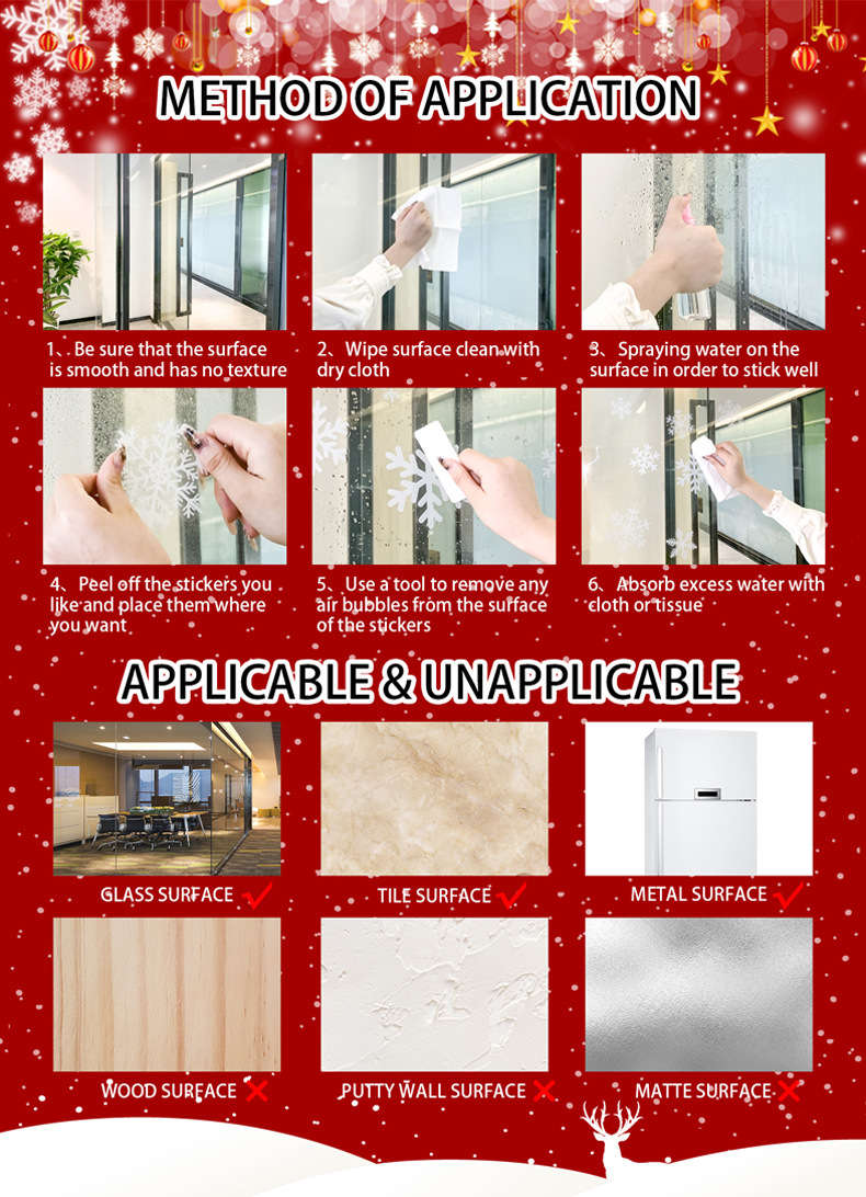 Christmas Decorations Quantity 1Sheet 43Pcs