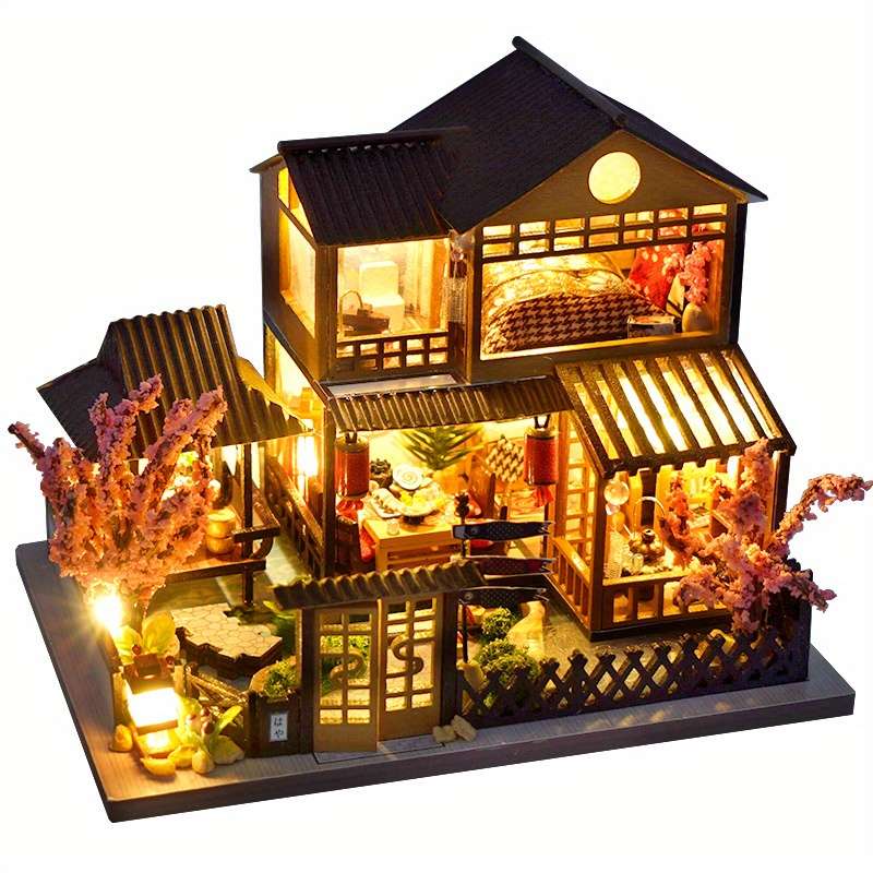 3D Building Model Puzzle Set Color Mixed Color