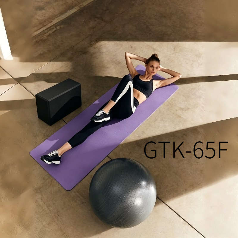 Yoga Mat Gtk65F Purple Yoga Mat Thickness 0.3Cm