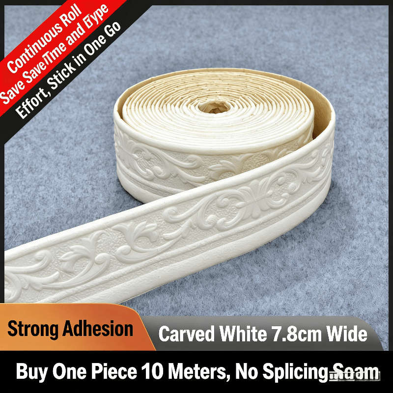 Skirting Board White Size 1000Cm393.7In
