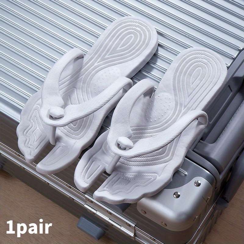 Ladies Summer Flip Flops White Uk 7.5