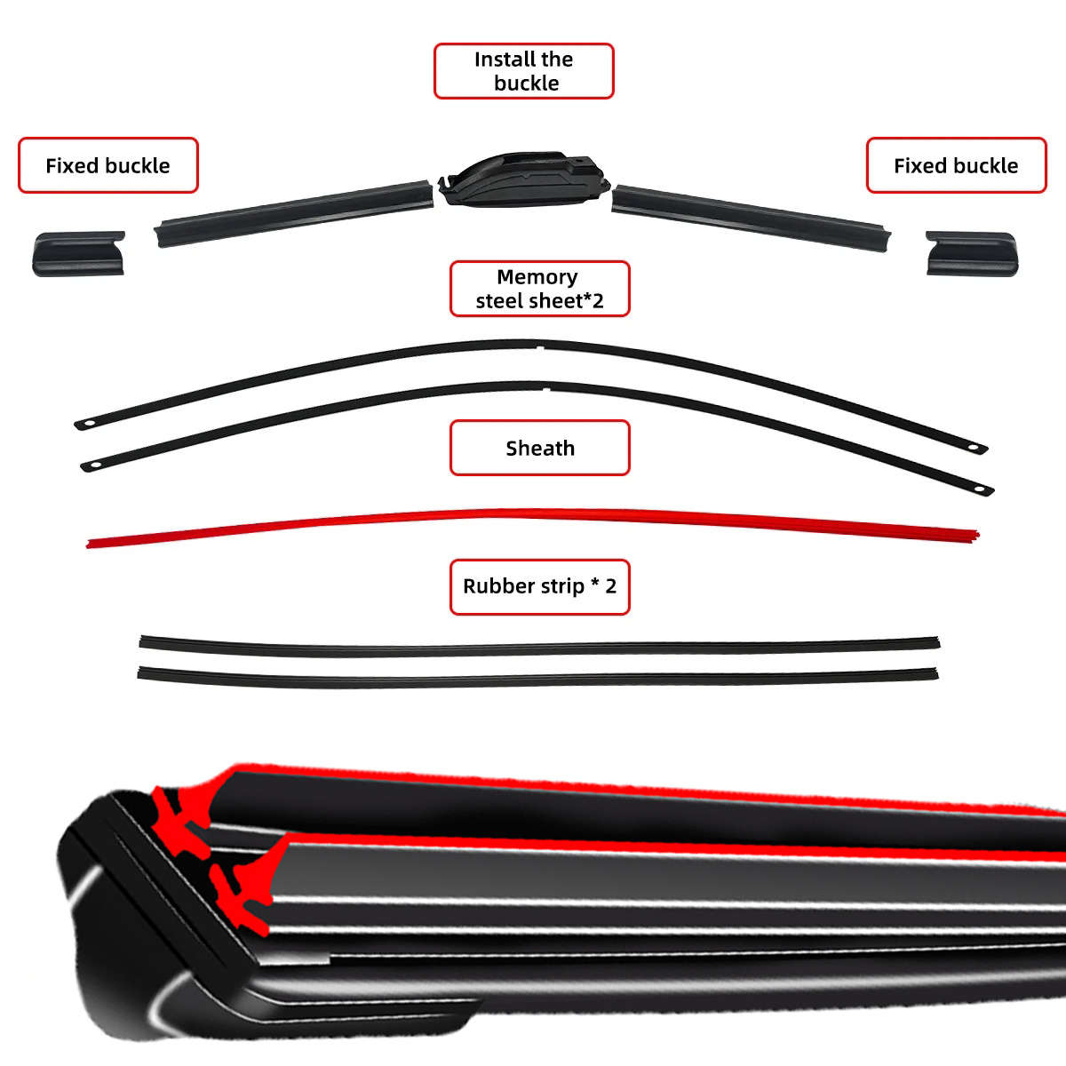 Windshield Wipers Size 18 450Mm