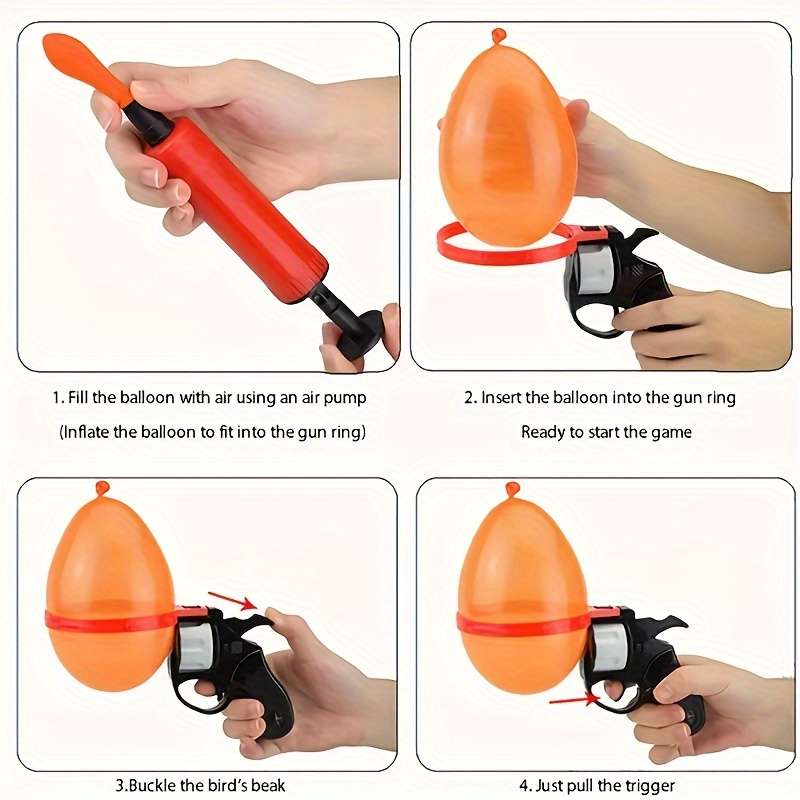 Balloon Style Game Kit  Pump And Balloon Random Color