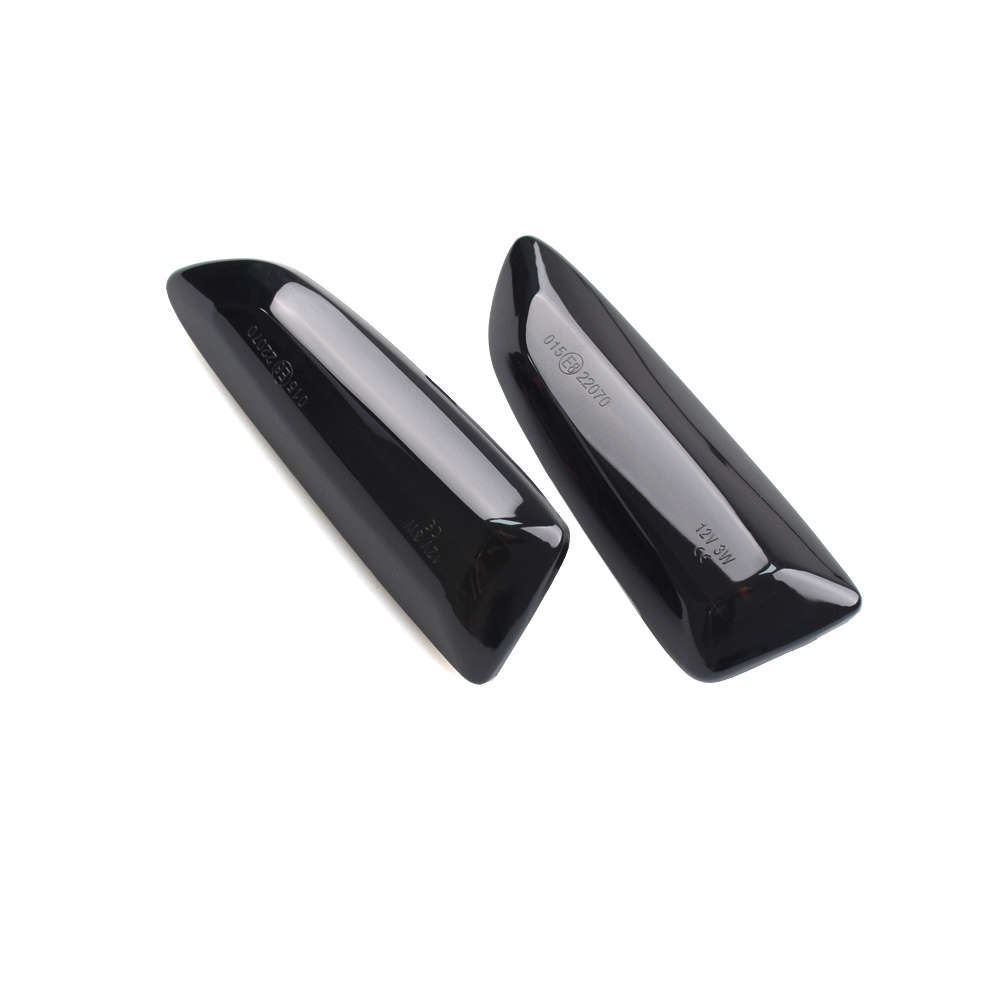 Car Lights Color 2Pcs Dynamic Smoked