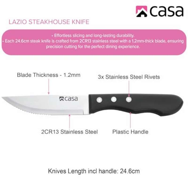 Kitchen Knives Color Black