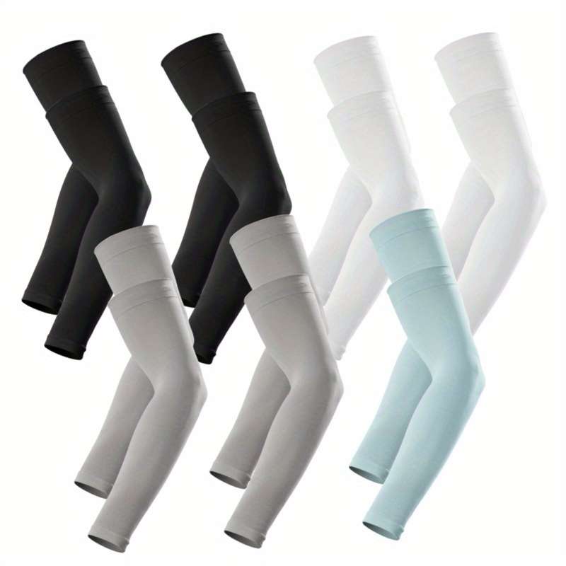 Sunscreen Sleeves Color 2 Black 2 Green White Sky Blue Orange