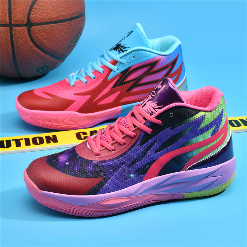 Sneakers Mandarin Duck Plum Red Iridescent Size Uk 7