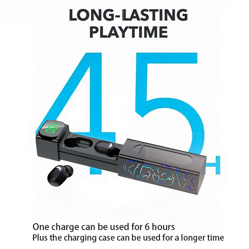 Rechargeable Wireless Earbuds Headphones Headset