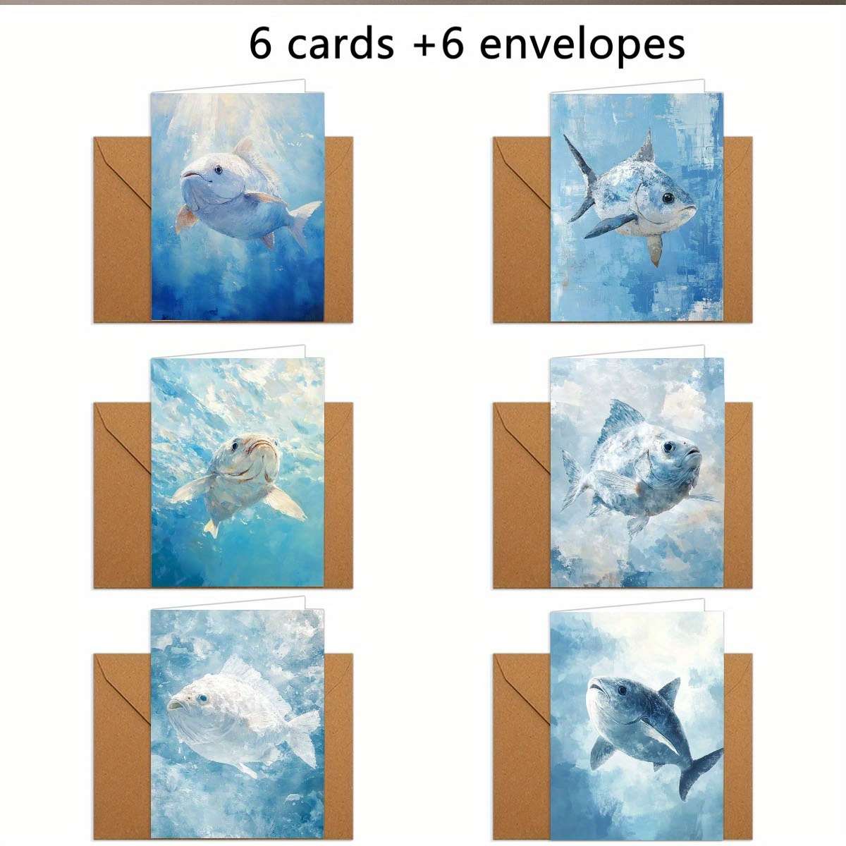 Greeting Cards Quantity 6Pcs