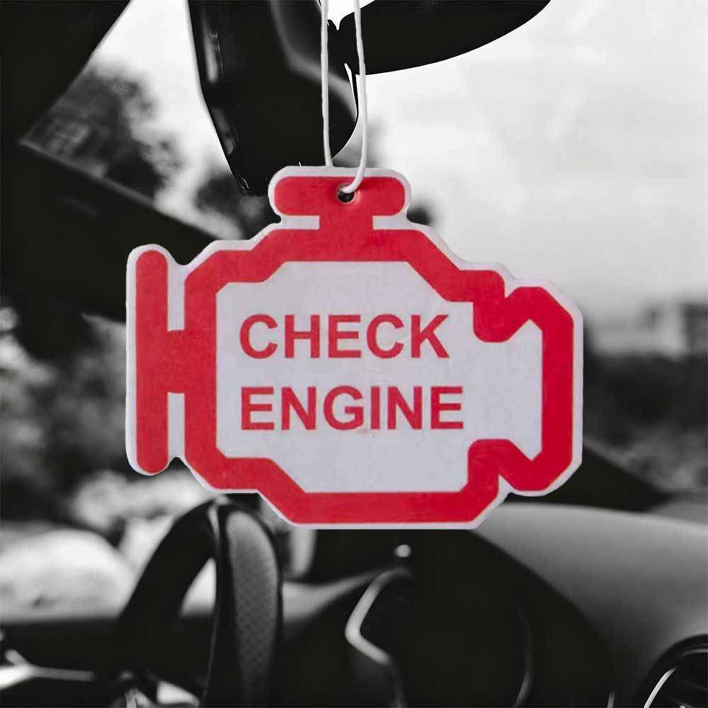 Car Interior Decor Color 'Check Engine' 3Pcs