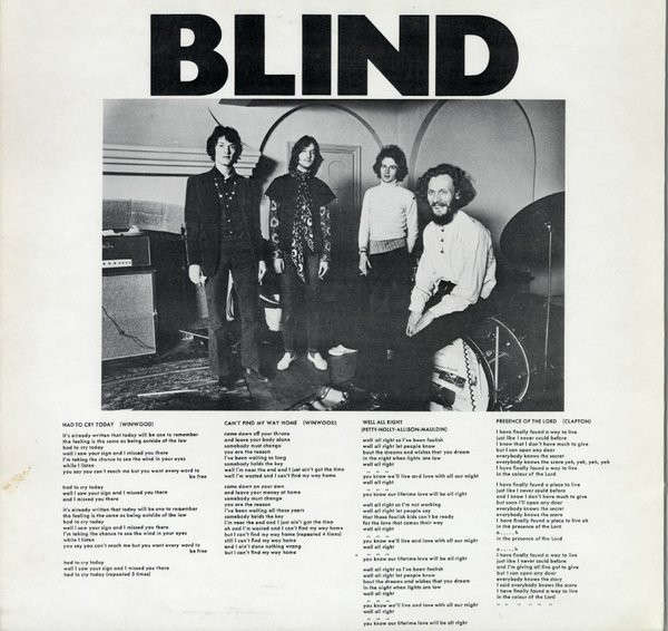 Blind Faith, Blind Faith- Vinyl LP - 1st UK Pressing