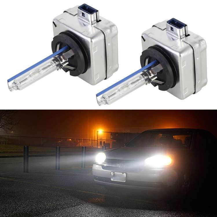 1 Pair D8S 8000K DC12V 35W Car HID Xenon Bulb Kit Headlight (White Light)