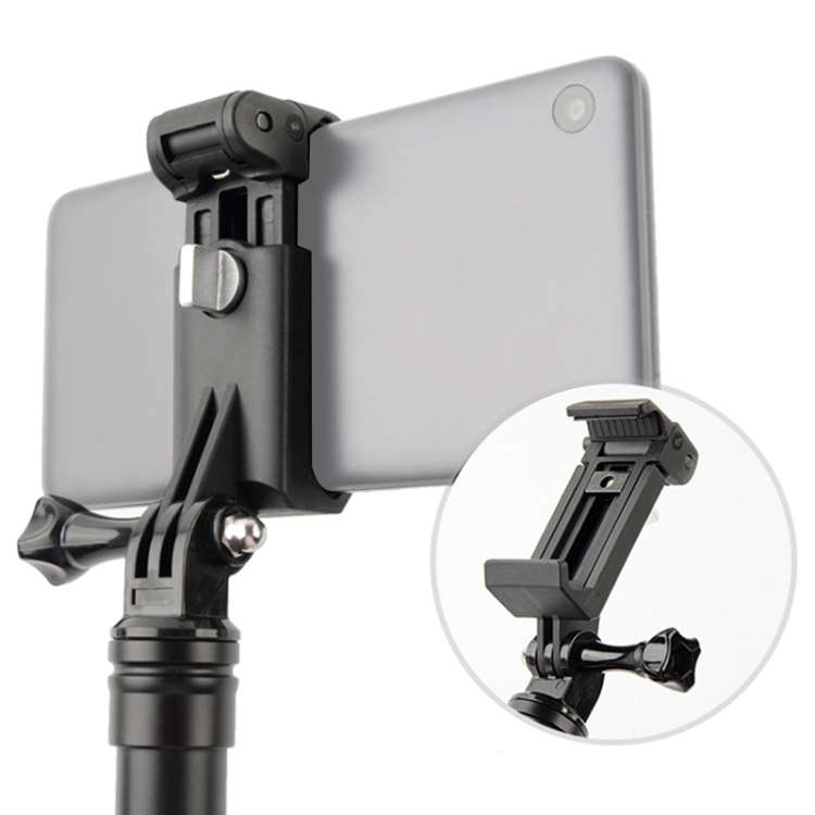 Selfie Sticks Monopods Mount Phone Clamp for iPhone, Samsung, HTC, Sony, LG and other ... (Black)