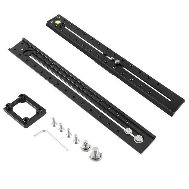 BEXIN VR-380L 380mm Length Aluminum Alloy Extended Quick Release Plate for Manfrotto ... (Black)
