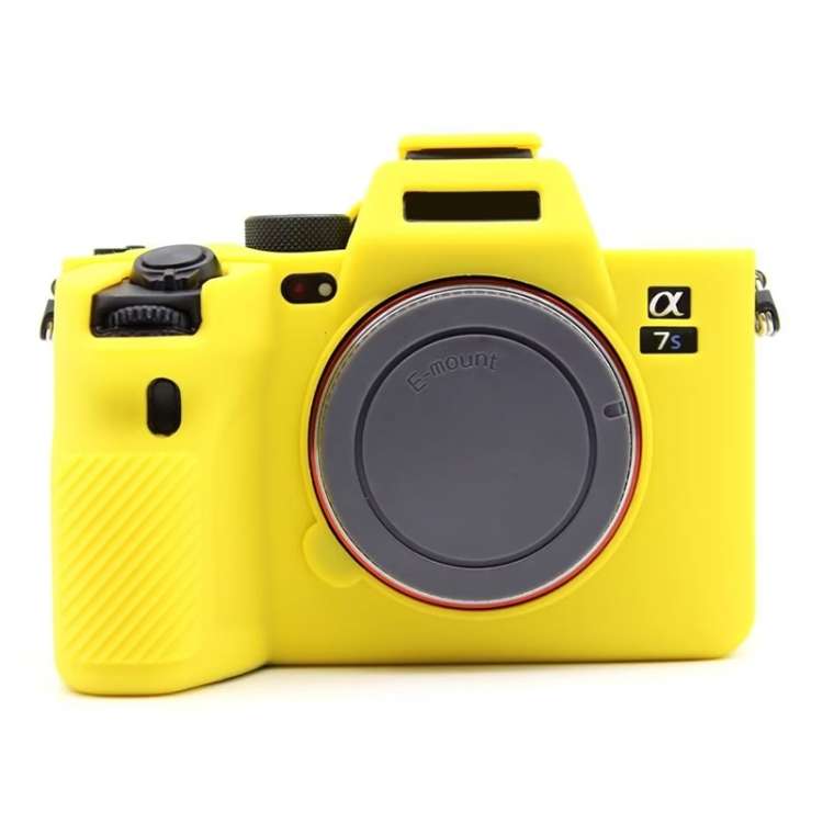 For Sony A7S III / A7S3 Soft Silicone Protective Case(Yellow)