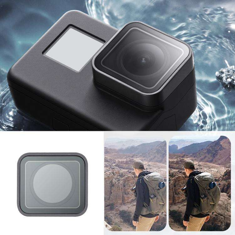 For GoPro HERO7 /6 Black /5 Black UV Protective Lens Repair Part(Black)