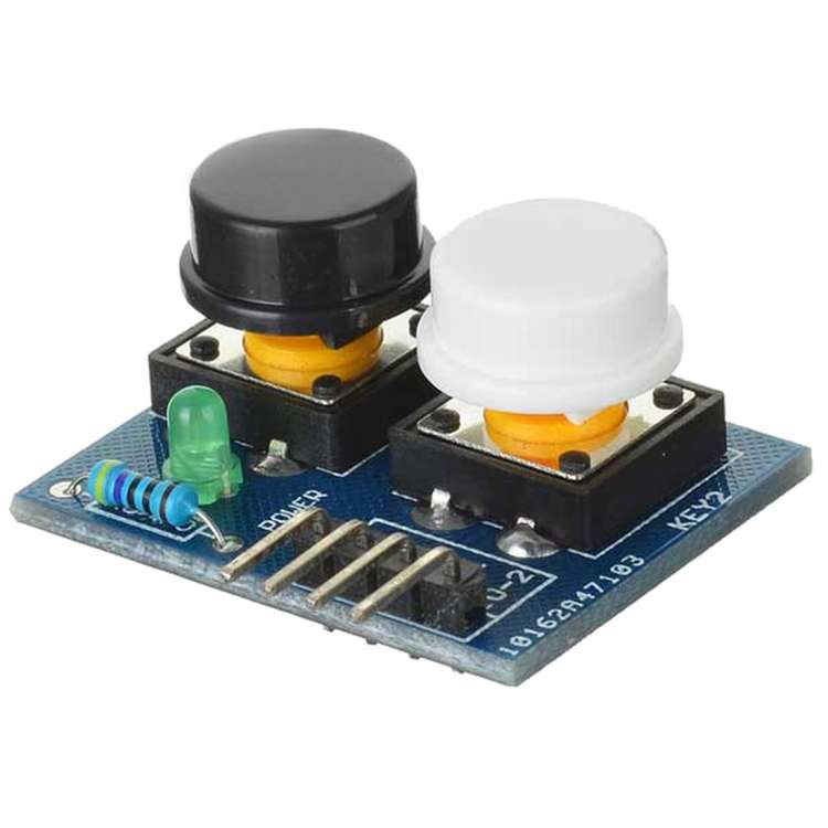 LDTR - Key2 2 - Independent Key Touch Button Module External Keyboard for DIY Project
