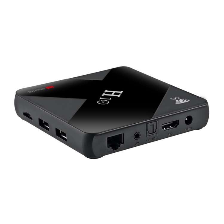H10 6K HD Smart TV BOX,Android 9.0,Allwinner H6 Quad Core 64-bit ARM Cortex-A53,4GB+64 ... (Black)