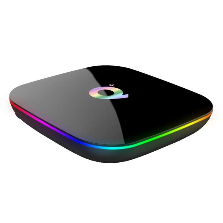 Q+ 6K HD Smart TV BOX,Android 8.1,H6 Quad Core Cortex-A53 Up to 2GHz,4GB+64GB, Support ... (Black)