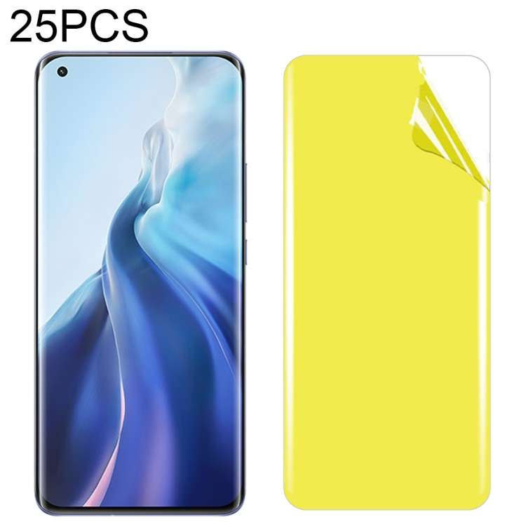 For Xiaomi Mi 11 / Pro / Ultra 25 PCS Soft TPU Full Coverage Front Screen Protector