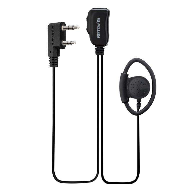 RETEVIS EEK012 Adjustable Contour High Volume K-head Double-needle D-type Ear Hook for H-777/RT-5R