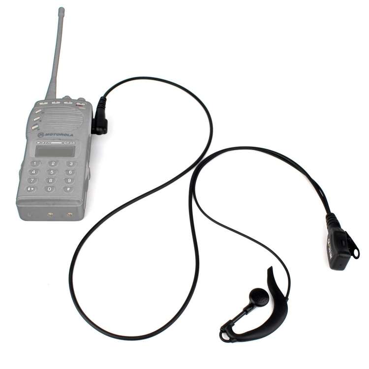 RETEVIS R-111 M Head 2 Pin PTT Adjustable Volume Earphone Microphone for Motorola GP68/GP88/GP300/