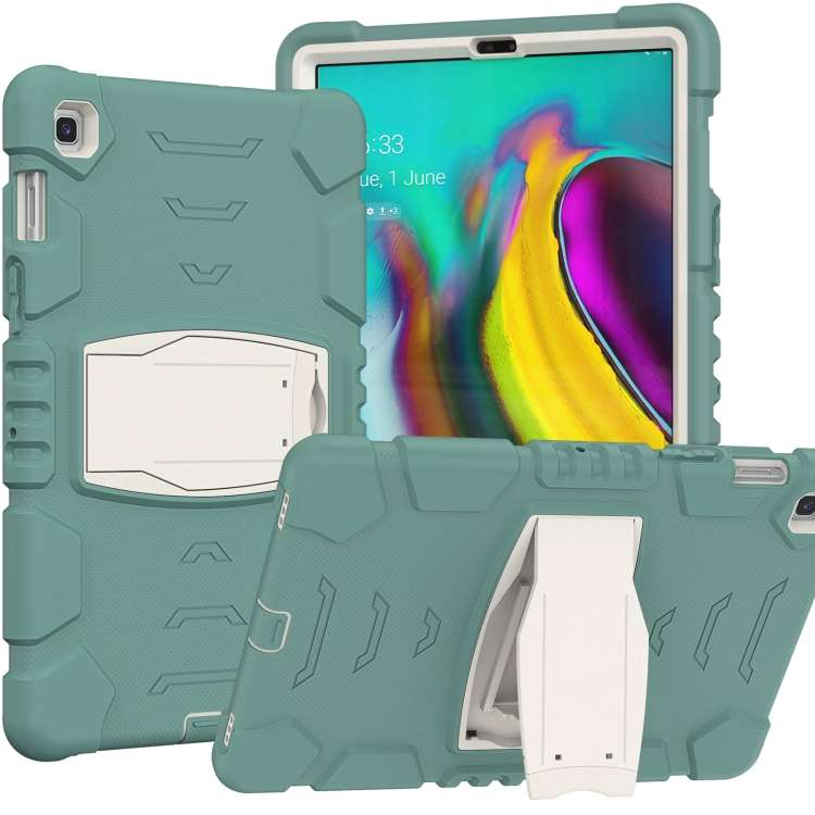3-Layer Protection Screen Frame + PC + Silicone Shockproof Combination Case wi ... (Emerald Green)