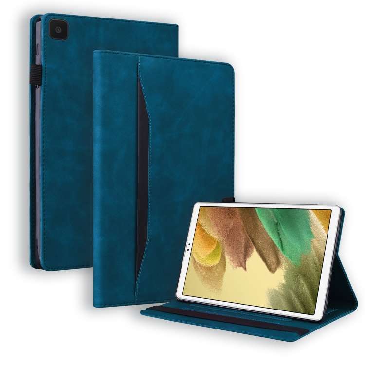 For Samsung Galaxy Tab A7 Lite 8.7 SM-T220 / SM-T225 Business Shockproof Horizontal Fli ... (Blue)