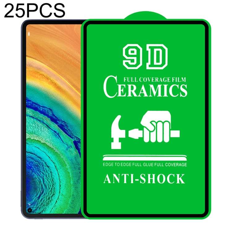 For Huawei MatePad Pro 10.8 25 PCS 9D Full Screen Full Glue Ceramic Film