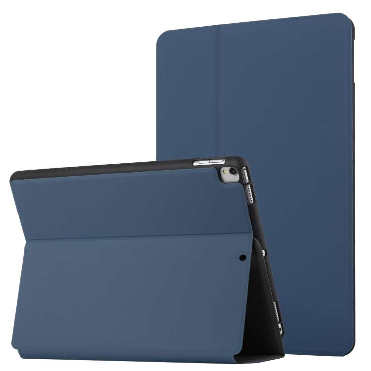 For iPad Pro 11 2020 & 2018 Dual-Folding Horizontal Flip Tablet Leather Tablet Ca ... (Royal Blue)