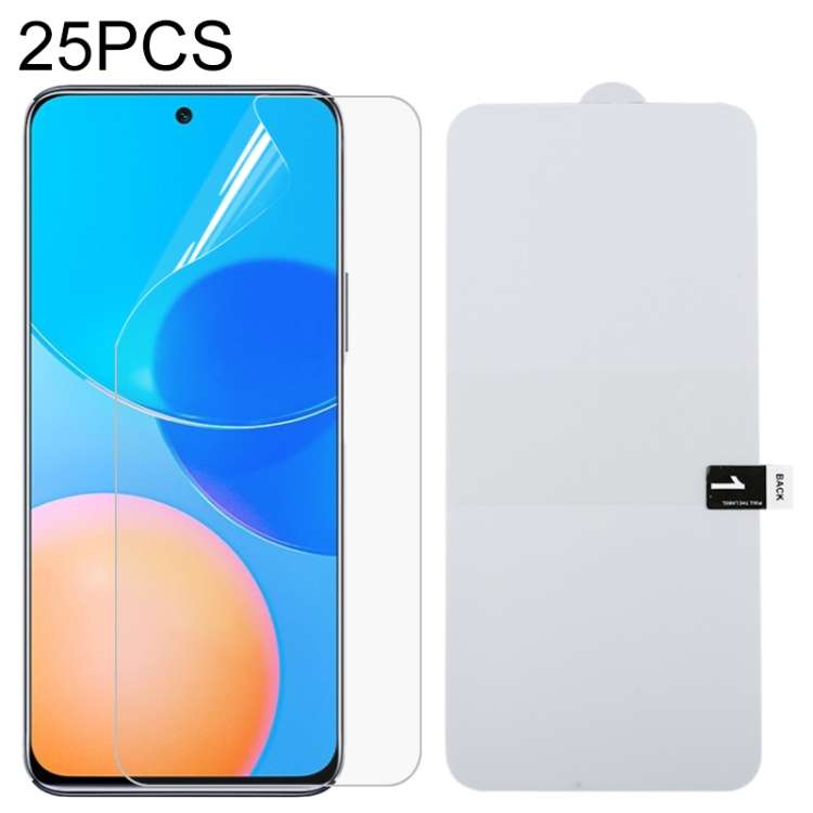For Honor Play 5T Pro 25 PCS Full Screen Protector Explosion-proof Hydrogel Film