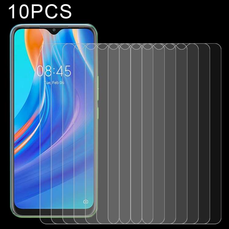 10 PCS 0.26mm 9H 2.5D Tempered Glass Film For Tecno Spark 7P