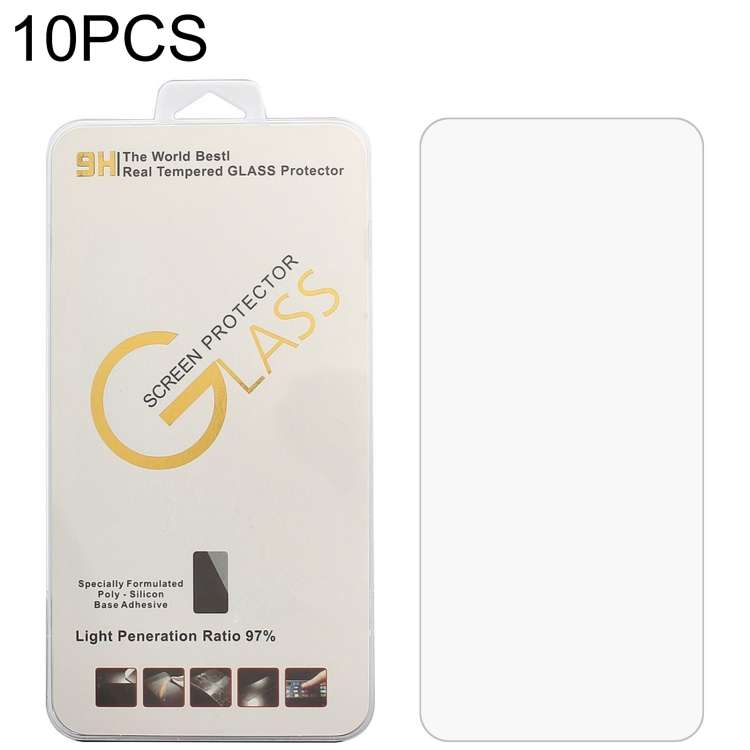 10 PCS 0.26mm 9H 2.5D Tempered Glass Film For Elephone A7H