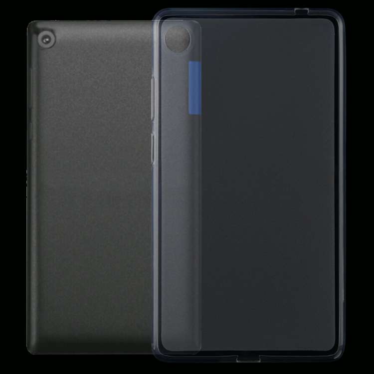 For Lenovo Tab M7 0.75mm Dropproof Outside Glossy Inside Frosted TPU Case
