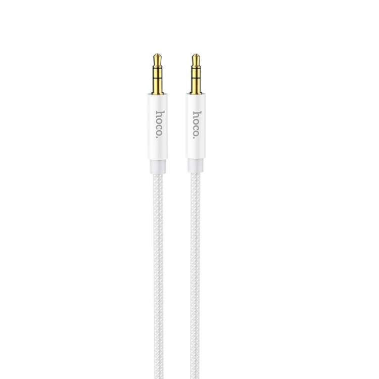 hoco UPA19 DC 3.5mm to 3.5mm AUX Audio Cable, Length:2m(Silver)