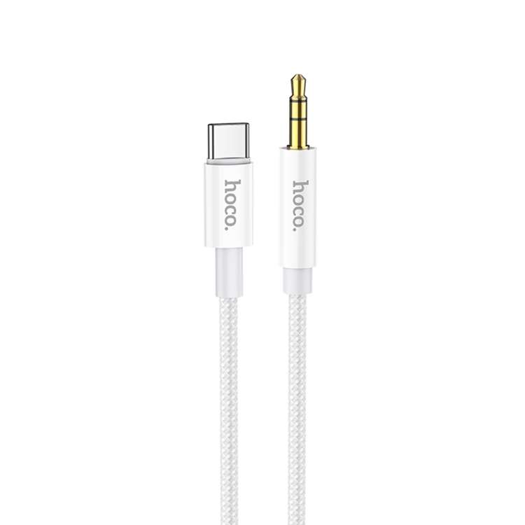 hoco UPA19 Type-C / USB-C Digital Audio Conversion Cable, Length: 1m(Silver)