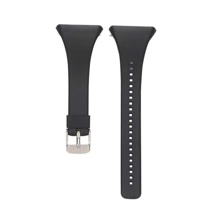 For POLAR FT4 & FT7 Silicone Watch Band(Black)