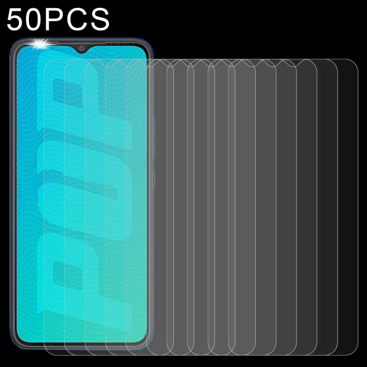 50 PCS 0.26mm 9H 2.5D Tempered Glass Film For Tecno Pop 5 Pro