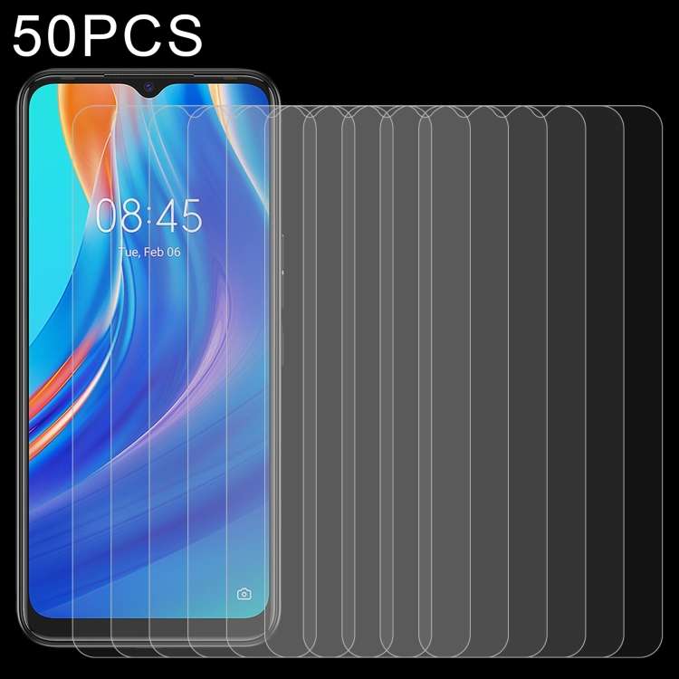 50 PCS 0.26mm 9H 2.5D Tempered Glass Film For Tecno Spark 9 Pro
