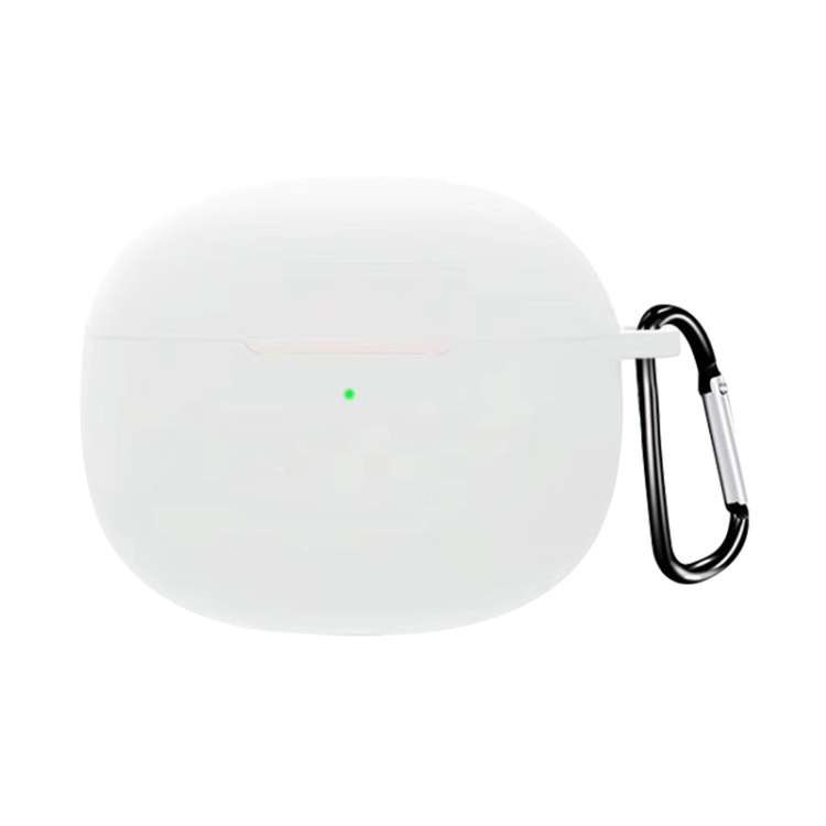 For Redmi Buds4 Pro Silicone Earphone Protective Case with Hook(White)