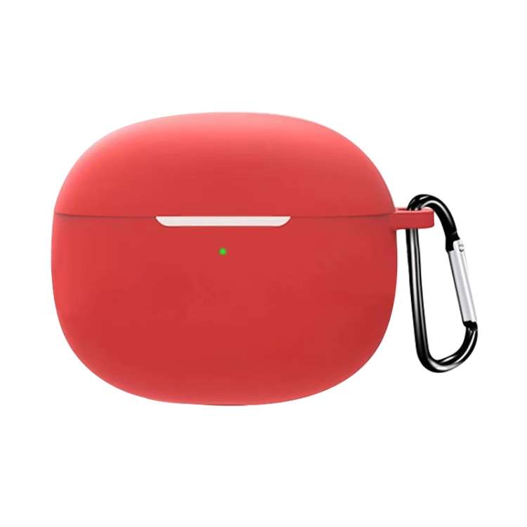 For Redmi Buds4 Pro Silicone Earphone Protective Case with Hook(Red)
