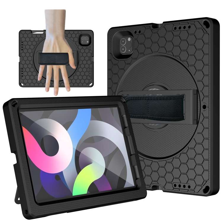 EVA + PC Tablet Case with Shoulder Strap For iPad Pro 11 inch 2020 / 2018 / Air 5 / Air 4(Black)