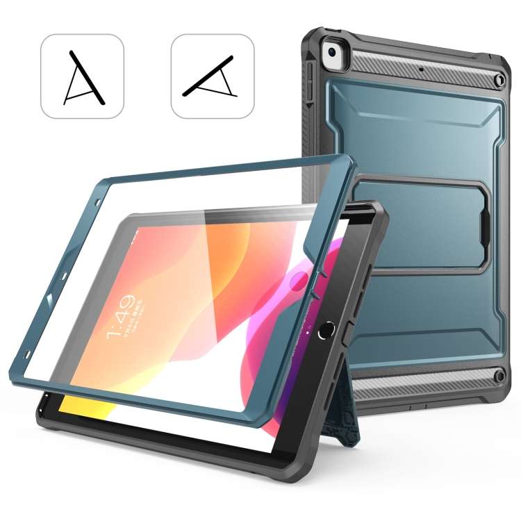 For iPad 10.5 2020 / Air 2019 Explorer Tablet Protective Case with Screen Protector(Sapphire)