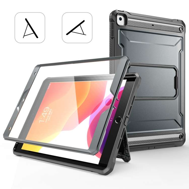 For iPad 10.5 2020 / Air 2019 Explorer Tablet Protective Case with Screen Protector(Metal Grey)